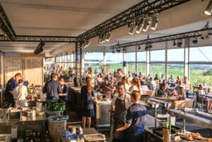 Wijnrestaurant op Land