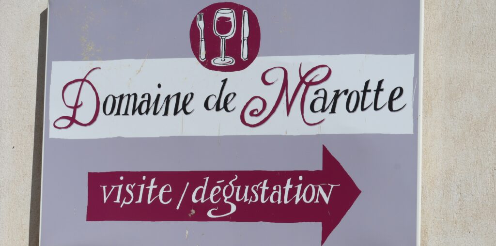 Avondetappe domaine Marotte