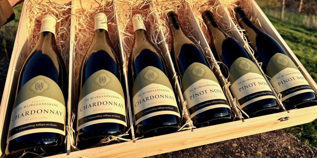 Nieuw etiket wijngaardsberg